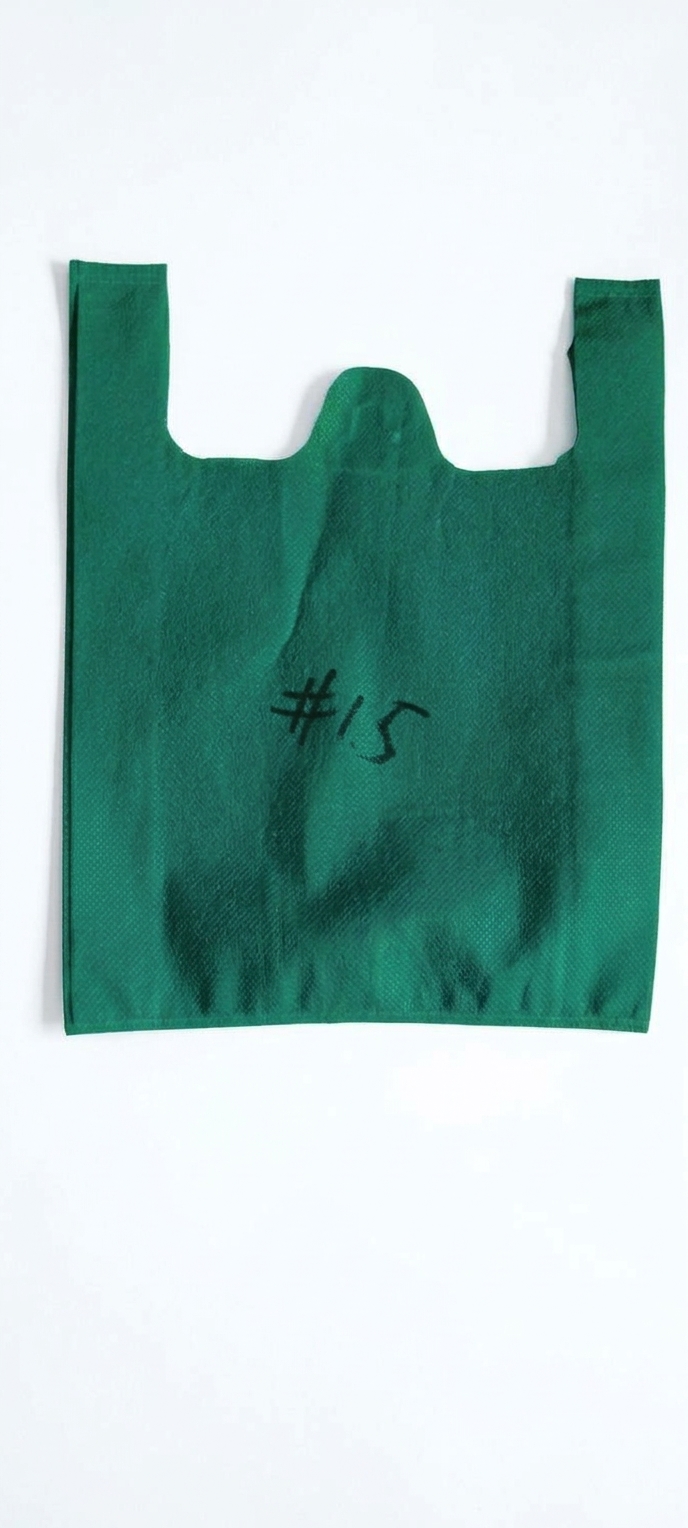 Azlon #15 Red Non Woven Shopping Bag